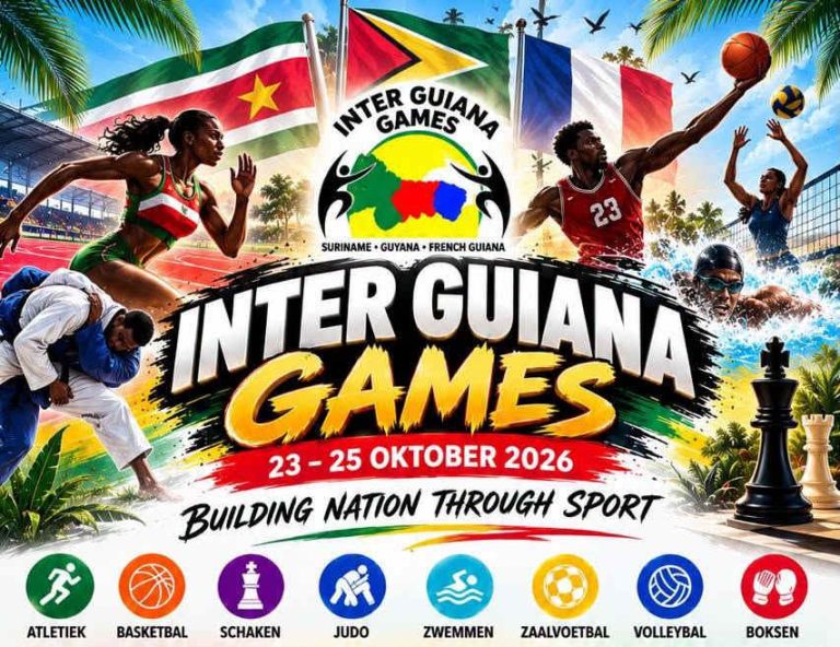 Paramaribo maakt zich op voor Inter-Guyanese Spelen 2026